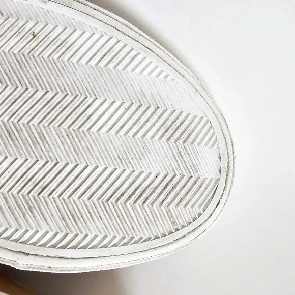 Michael kors Ashanti Tan canvas logo sneakers  girl's Size 4 youth shoes - Picture 10 of 12